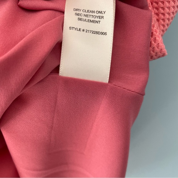 🔻LAST CHANCE🔻 REBECCA TAYLOR Textured Knit Fit and Flare Dress Pink Grapefruit - Picture 11 of 11